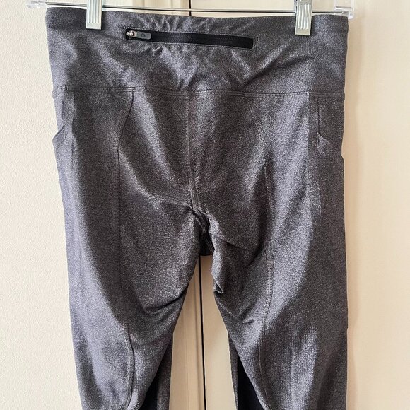 Lululemon Pace Rival Crop 22" Heathered Black size 4 - Picture 9 of 12